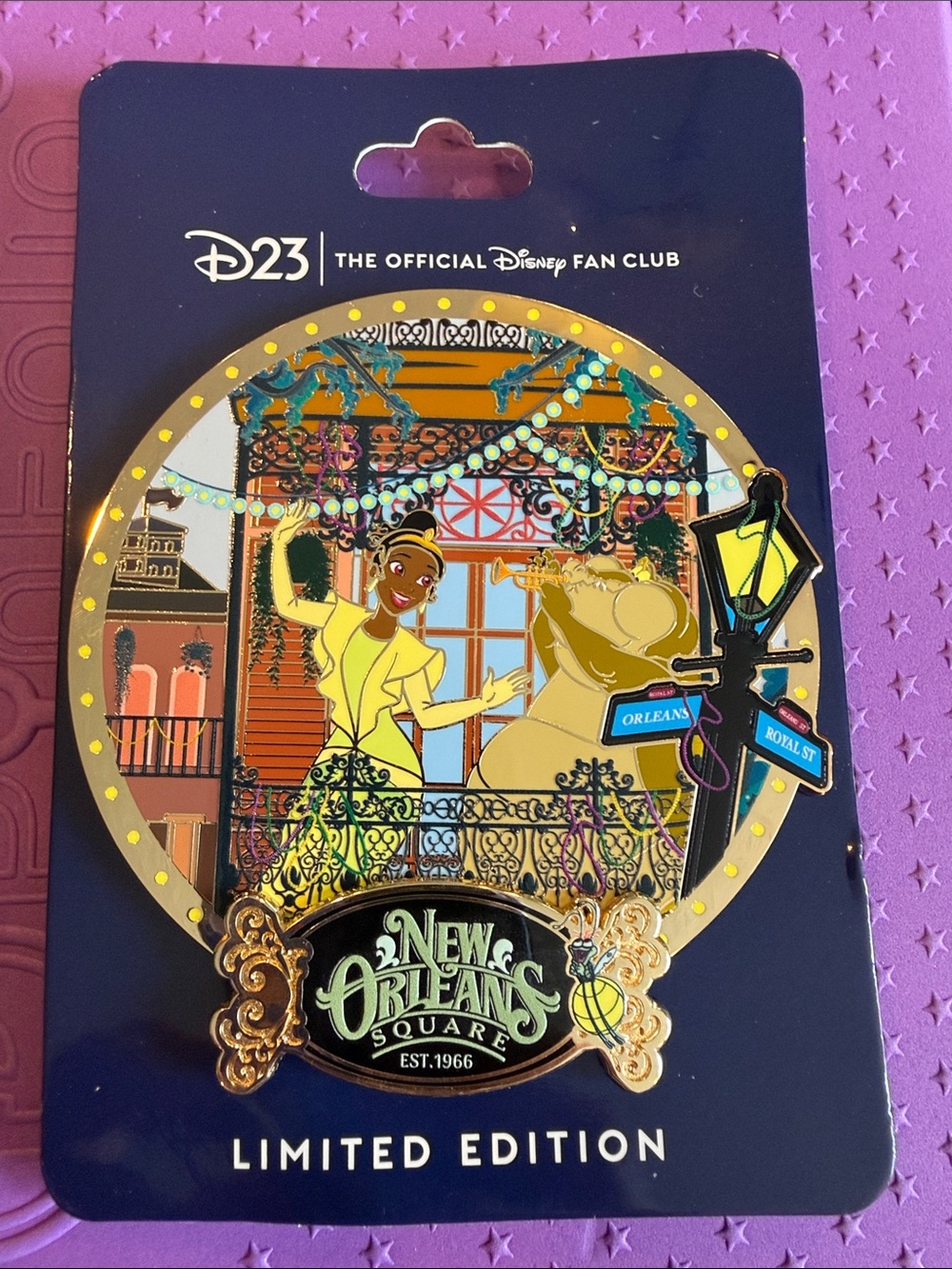 D23 Disney Fan Club New Orleans Square Limited Edition 1000- Princess Tiana 2026